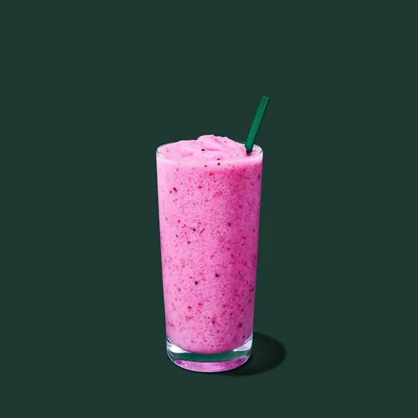 Blended Pink Cannon Ball Drink — Starbucks calories and nutrition facts