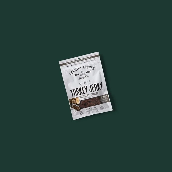 Country Archer™ – Hickory Smoke Turkey Jerky — Starbucks calories and nutrition facts