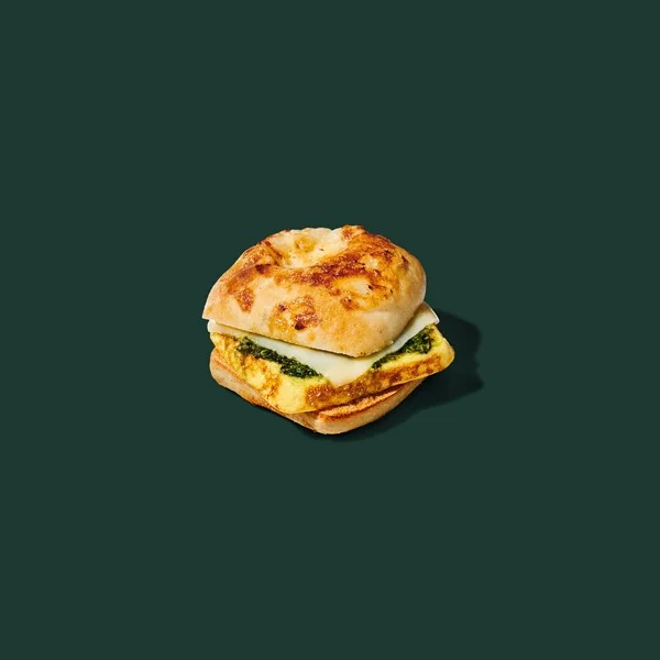 Egg, Pesto & Mozzarella Sandwich — 390 cal Egg, Pesto & Mozzarella Sandwich — nutrition facts