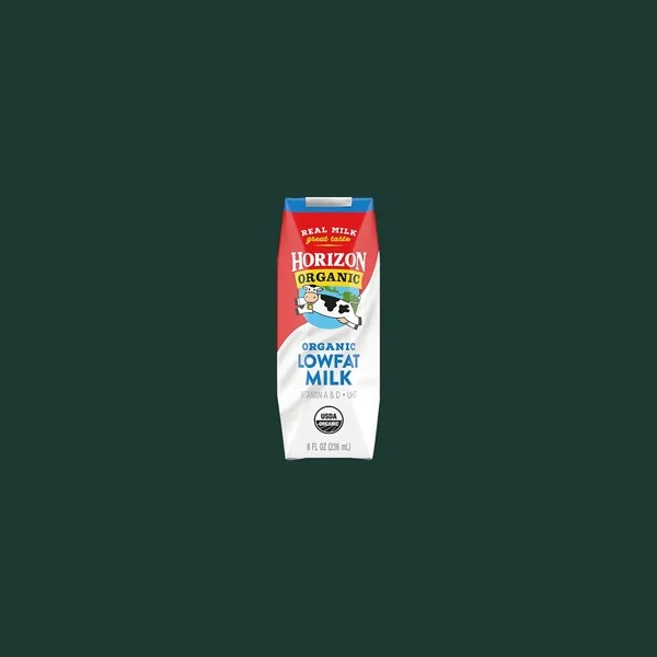 Horizon Organic® Lowfat Milk — Starbucks calories and nutrition facts
