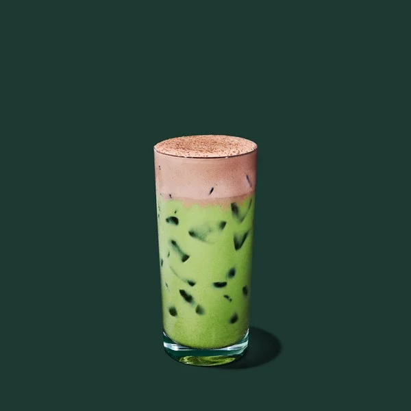 Iced Dubai Chocolate Matcha — 400 cal Iced Dubai Chocolate Matcha — nutrition facts