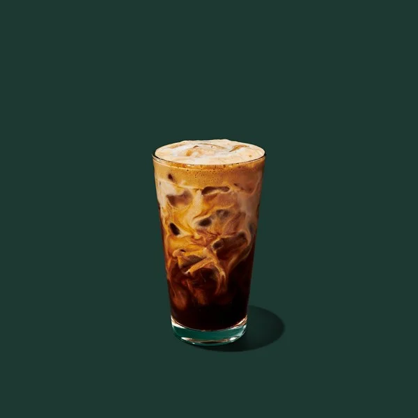Iced Hazelnut Oatmilk Shaken Espresso — Starbucks calories and nutrition facts