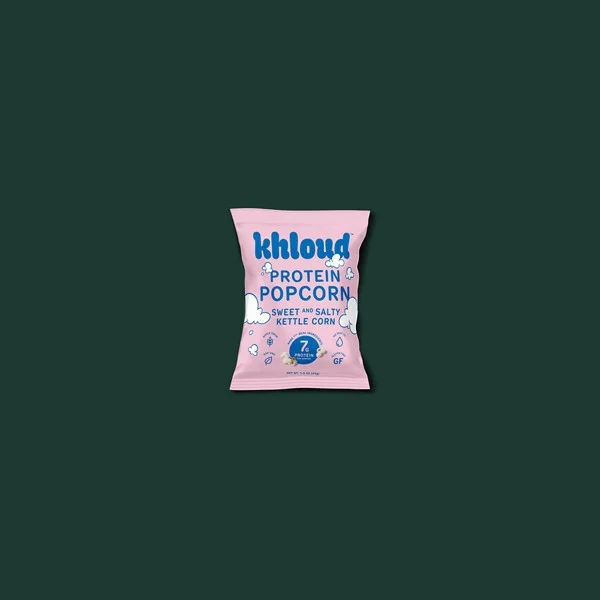 Khloud™ Sweet & Salty Kettle Corn Protein Popcorn — 150 cal Khloud™ Sweet & Salty Kettle Corn Protein Popcorn — nutrition facts