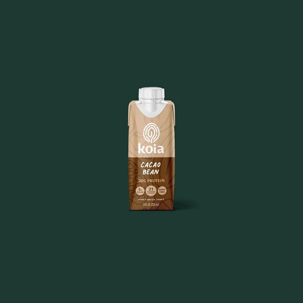 Koia® Cacao Bean Nutrition Shake — Starbucks calories and nutrition facts