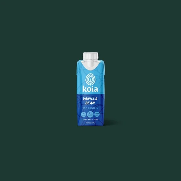 Koia® Vanilla Bean Nutrition Shake — Starbucks calories and nutrition facts
