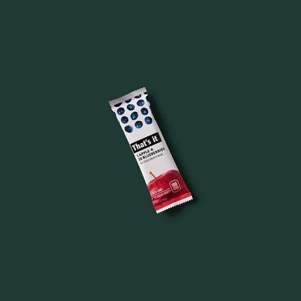 That's It® – Apple + Blueberry Bar — Starbucks calories and nutrition facts