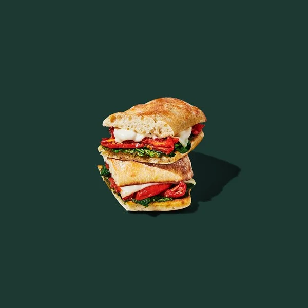 Tomato & Mozzarella on Focaccia — 360 cal Tomato & Mozzarella on Focaccia — nutrition facts